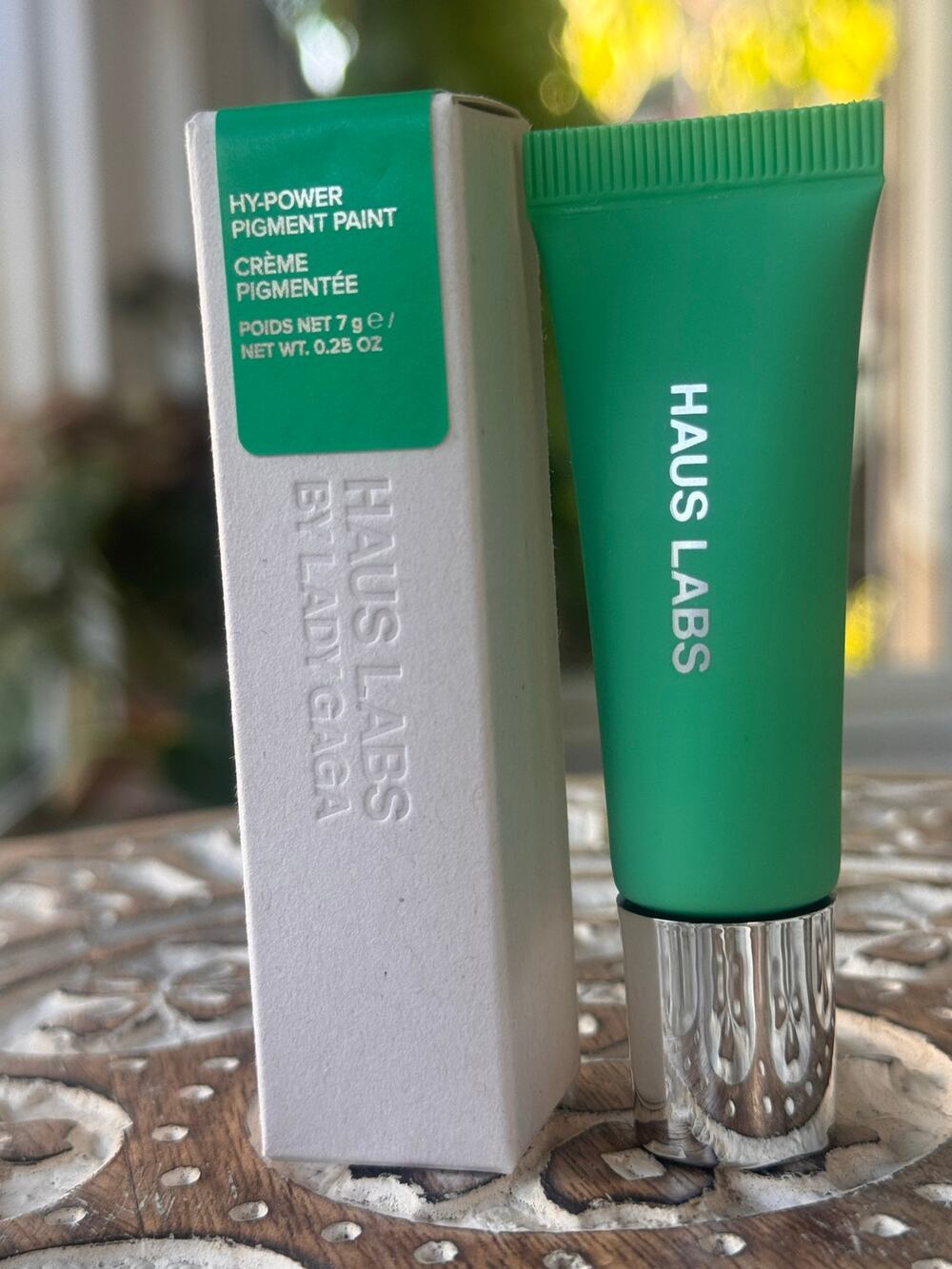 Haus Labs by Lady Gaga Hy-Power Pigment Paint Green 0.25 oz Full Size